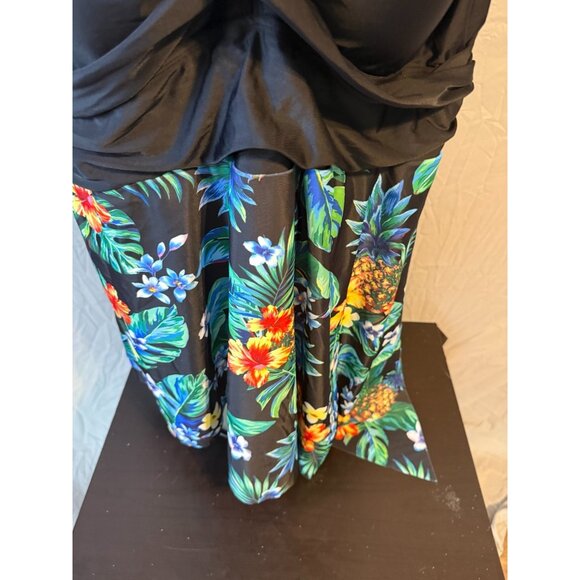 Daci Womens Plus Size Tropical Swimsuit Swimdress 18W 1X Floral - Picture 2 of 3